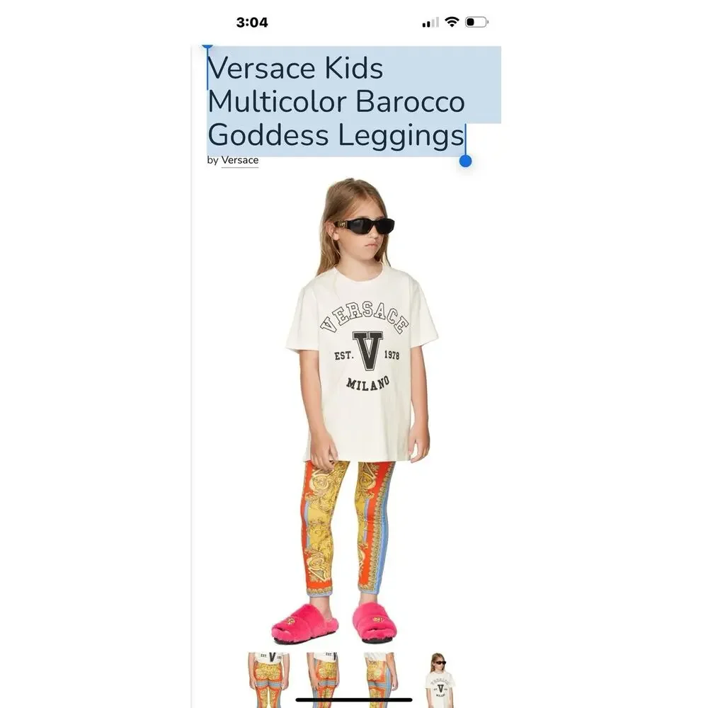 Versace Lot Girls Clothes Size 6A 4 Colorful Pcs To Mix & Match! EUC!!